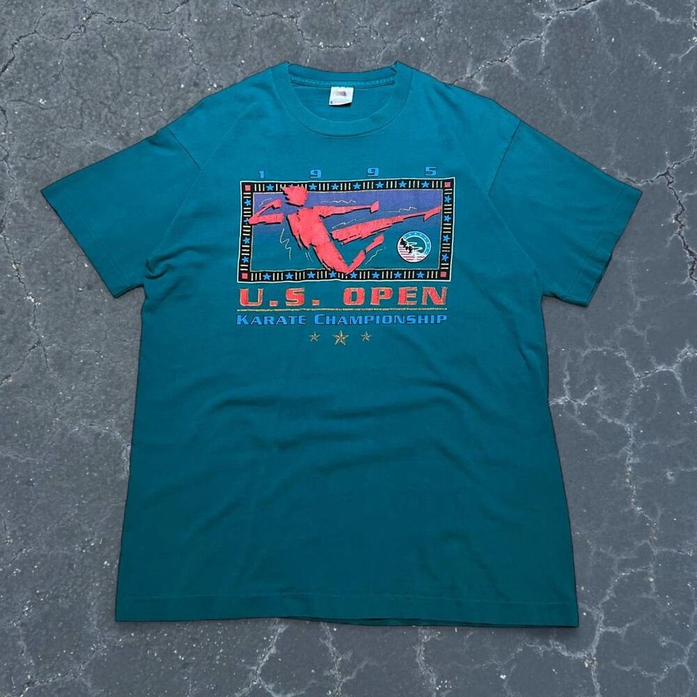 1995 us open karate championship blue shirt